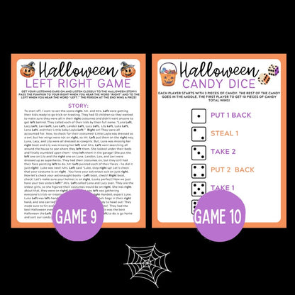 Halloween Printable 12 Game Bundle