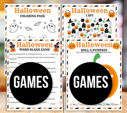 Halloween Games Bundle – 40 Printable Party Games & Activities