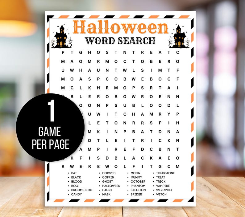 Halloween Games Bundle – 40 Printable Party Games & Activities