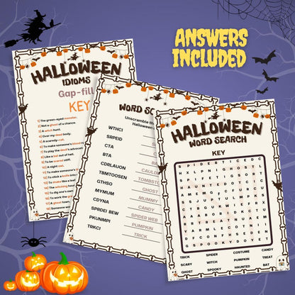 80+ Halloween Games Mega Bundle: Printable Party Activities