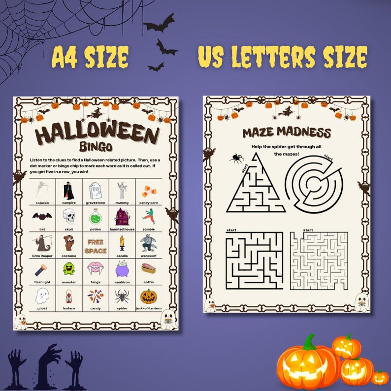 80+ Halloween Games Mega Bundle: Printable Party Activities