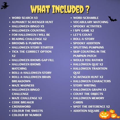 80+ Halloween Games Mega Bundle: Printable Party Activities